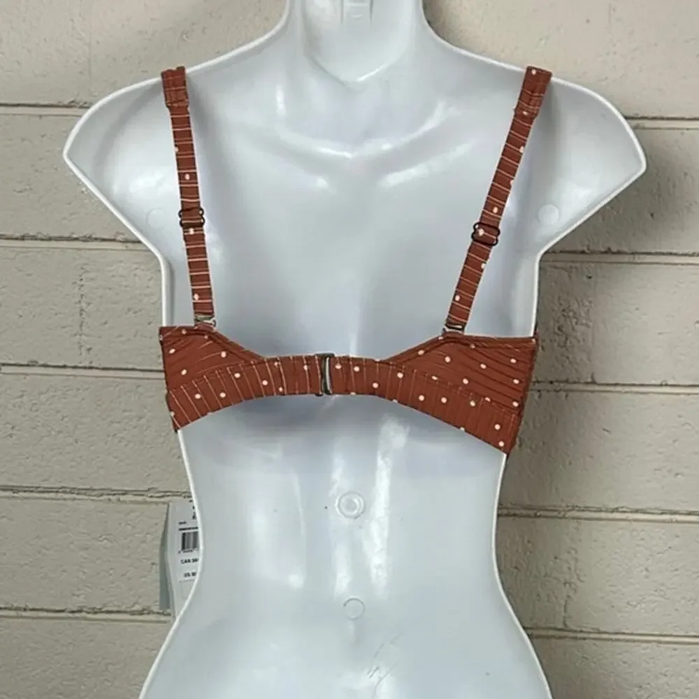 RipCurl full support bralette bikini top size XS NWT